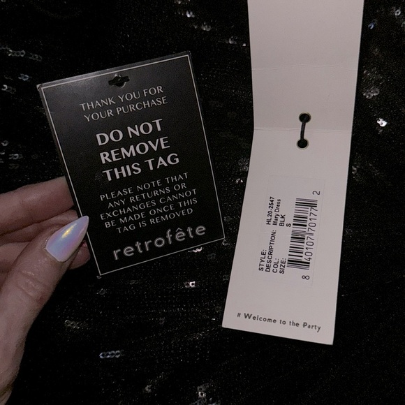 Retrofete Mary Sequin Mini Dress - Picture 7 of 11